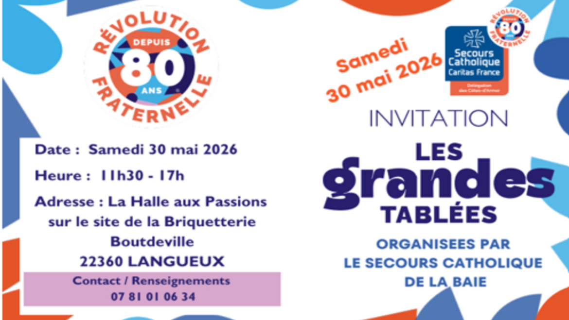 Les grandes tablées : invitation